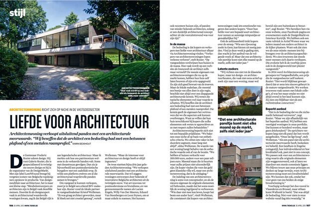 Aw Pers 30 04 2015 Trends P106 Liefde Voor Architectuur